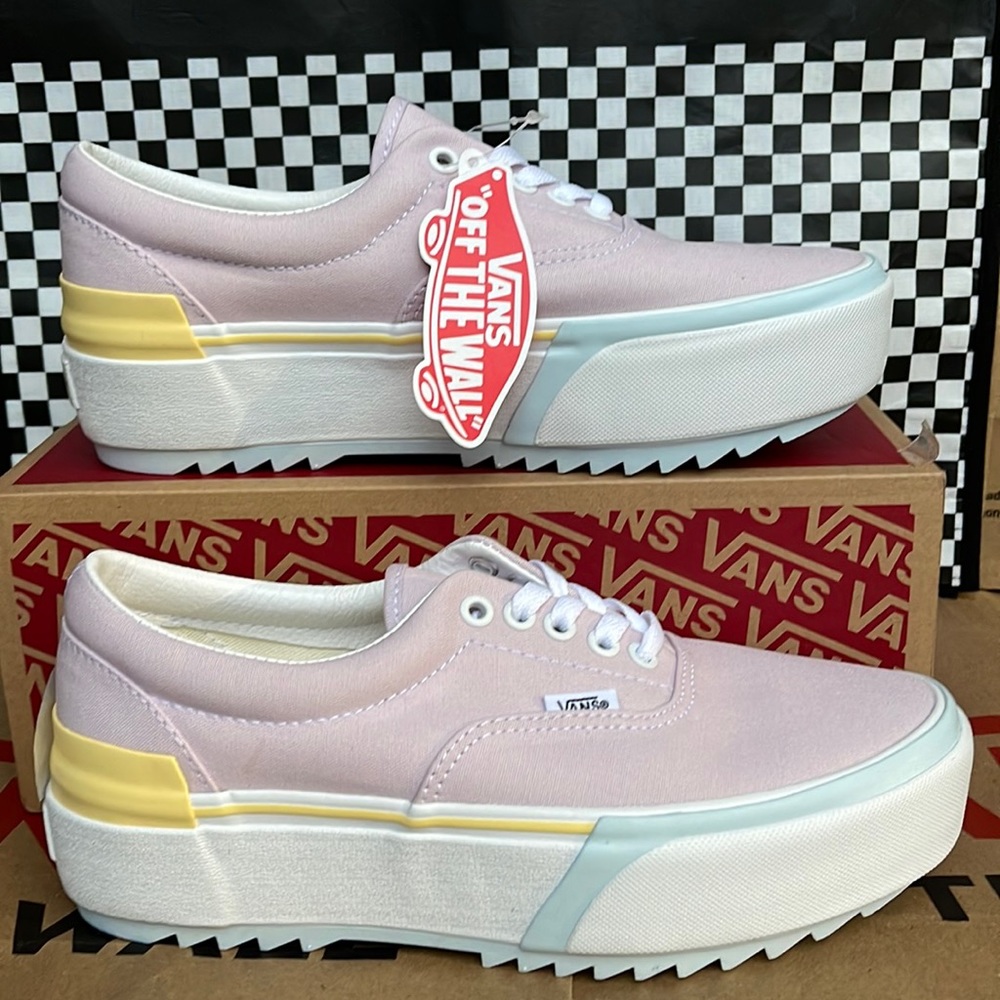 Vans Era Stacked Pastel Multi/True White WMNS sneakers-platforms